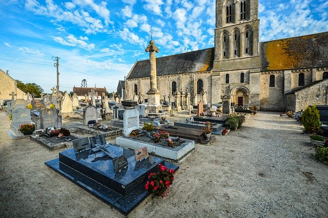 Free download normandy france cemetery church free picture to be edited with GIMP free online image editor