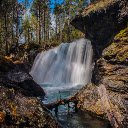 Norway Forest waterfall Landscape  screen for extension Chrome web store in OffiDocs Chromium