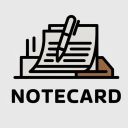 NoteCard  screen for extension Chrome web store in OffiDocs Chromium