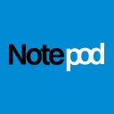 Notepod  screen for extension Chrome web store in OffiDocs Chromium