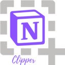 notionClipper notion web clipper  screen for extension Chrome web store in OffiDocs Chromium