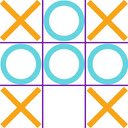 Tela Noughts And Crosses para extensão da loja virtual do Chrome no OffiDocs Chromium