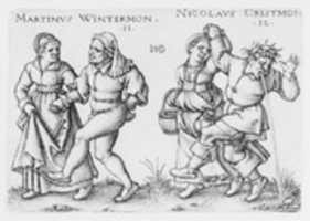 Free download November and December from The Peasants Feast or the Twelve Months free photo or picture to be edited with GIMP online image editor