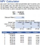 Muat turun percuma NPV Calculator DOC, XLS atau templat PPT percuma untuk diedit dengan LibreOffice dalam talian atau OpenOffice Desktop dalam talian