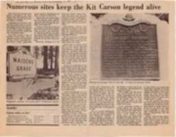 Free download Numerous sites keep the Kit Carson legend alive (San Jose Mercury, September 11, 1978) free photo or picture to be edited with GIMP online image editor