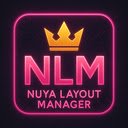 NUYA Layout Manager  screen for extension Chrome web store in OffiDocs Chromium