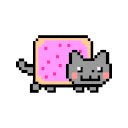 Nyan Cat  screen for extension Chrome web store in OffiDocs Chromium