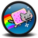 Schermata del tema Nyan Cat per l'estensione del negozio web Chrome in OffiDocs Chromium