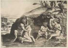 무료 다운로드 Nymphs and Satyrs Bathing 무료 사진 또는 GIMP 온라인 이미지 편집기로 편집할 사진