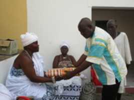 Free download OBAATANPA GHANATRIP 2019-BEING HONORED IN GHANA BY OPANINKESE OSIAHENE ODAME AND NANA AKRAHENE OF LARTEH-GHANA free photo or picture to be edited with GIMP online image editor