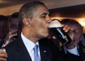 Free download obama-drinking-beer-2 free photo or picture to be edited with GIMP online image editor