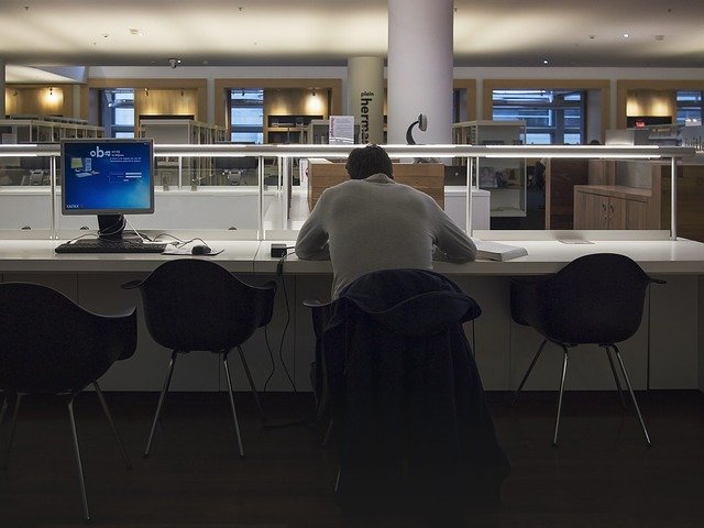 Free download oba open library man guy working free picture to be edited with GIMP free online image editor