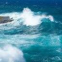 Ocean waves  screen for extension Chrome web store in OffiDocs Chromium