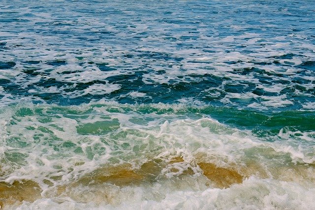 Free download ocean waves sea foam beach free picture to be edited with GIMP free online image editor