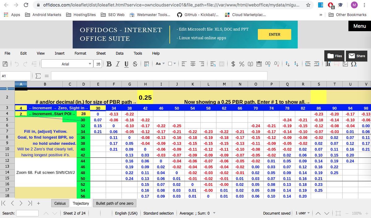 Utilizza i modelli gratuiti di Microsoft Excel con OffiDocs