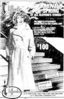 Free download Old Cliffords Newspaper Ad free photo or picture to be edited with GIMP online image editor