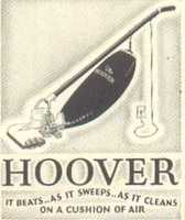 Free download Old Hoover vacuum cleaner advertisement free photo or picture to be edited with GIMP online image editor