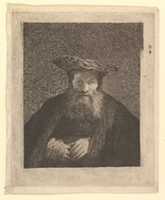 Free download Old Man with Beard and Flat Cap, after Rembrandt free photo or picture to be edited with GIMP online image editor