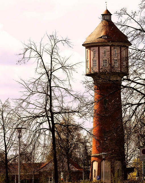 Descărcați gratuit vechiul turn de apă Lingen Emsland poza gratuită pentru a fi editată cu editorul de imagini online gratuit GIMP