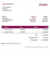 Free download Online Invoice Generator Template free photo or picture to be edited with GIMP online image editor