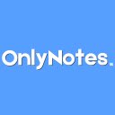 OnlyNotes  screen for extension Chrome web store in OffiDocs Chromium