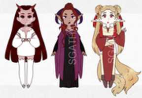 Free download  :OPEN 2/3: Demoness Adopt Set 040 free photo or picture to be edited with GIMP online image editor