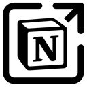 Open in Notion  screen for extension Chrome web store in OffiDocs Chromium