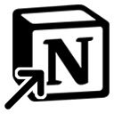 Open in Notion Desktop  screen for extension Chrome web store in OffiDocs Chromium