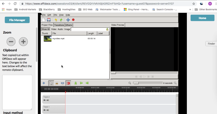 OpenShot video editor openline 1.4.3 in OffiDocs