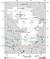 Gratis download Ophiuchus Constellation Map gratis foto of afbeelding om te bewerken met GIMP online afbeeldingseditor