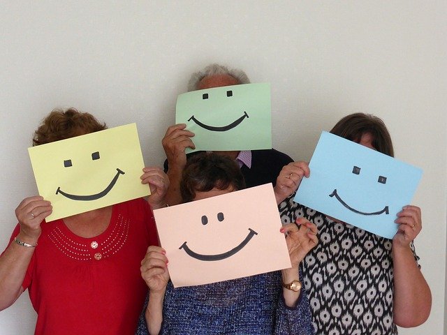Free download optimism smile group welcome mask free picture to be edited with GIMP free online image editor