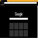 Màn hình đen màu cam dành cho tiện ích mở rộng Cửa hàng Chrome trực tuyến trong OffiDocs Chromium