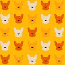 Layar Orange Frenchie Puppies untuk ekstensi toko web Chrome di OffiDocs Chromium