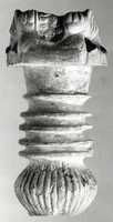 Free download Ornament with heads of roaring lions, possibly the terminal of a sword or dagger hilt free photo or picture to be edited with GIMP online image editor