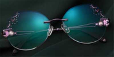 Free download Oversized Rimless Prescription Glasses Colorful Lenses free photo or picture to be edited with GIMP online image editor