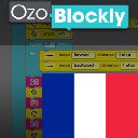 OzoBlockly en Français  screen for extension Chrome web store in OffiDocs Chromium
