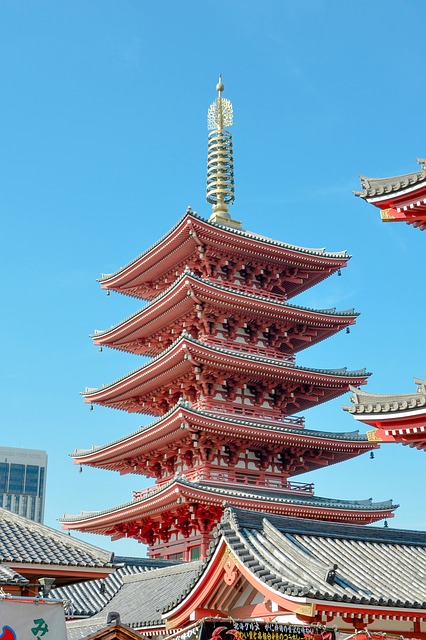 Free graphic pagoda senso ji temple asakusa to be edited by GIMP free image editor by OffiDocs