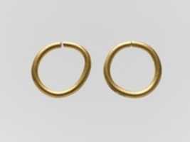 Free download Pair of gold earrings free photo or picture to be edited with GIMP online image editor