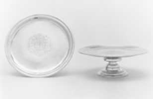 Free download Pair of salvers on pedestal feet free photo or picture to be edited with GIMP online image editor