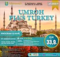 Free download Paket Umroh Plus Tour Turki 2021 free photo or picture to be edited with GIMP online image editor