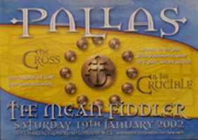 Free download Pallas 2002-01-19, The Mean Fiddler, gig flyer free photo or picture to be edited with GIMP online image editor