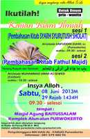 Free download Pamflet Dauroh Purwokerto Juni 2013 free photo or picture to be edited with GIMP online image editor
