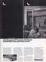 Free download Panasonic CCTV cameras advertisement (May-June 1981) free photo or picture to be edited with GIMP online image editor