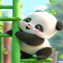 Panda wallpaper  screen for extension Chrome web store in OffiDocs Chromium
