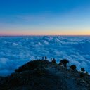 panoramic sea of clouds atop a mountain peak  screen for extension Chrome web store in OffiDocs Chromium