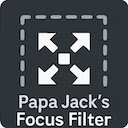Papa Jacks Focus Filter  screen for extension Chrome web store in OffiDocs Chromium