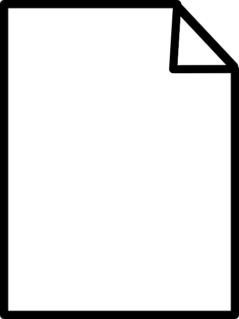 Free download Paper White Blank - Free vector graphic on Pixabay free illustration to be edited with GIMP free online image editor