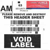 Free download Parcelforce Worldwide AM Header Sheet VOID LABEL free photo or picture to be edited with GIMP online image editor