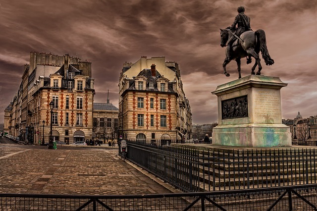Descarga gratis la imagen gratuita de la perspectiva del sena de París Francia para editar con el editor de imágenes en línea gratuito GIMP