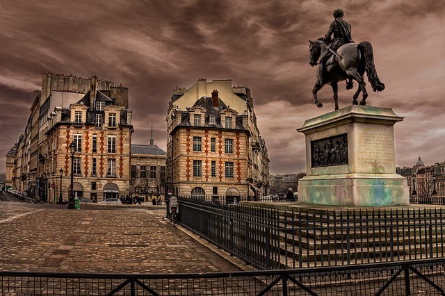 Free download paris seine perspective france free picture to be edited with GIMP free online image editor
